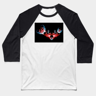 Smoke Art Abstract design of a crab Baseball T-Shirt